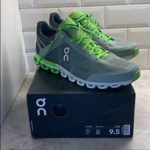 NIB On Cloud Cloudflow running  Moss/Lime green